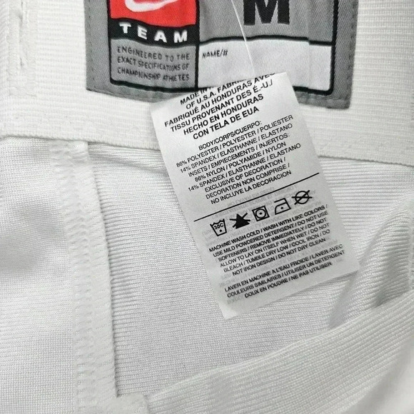 Nike Men's Open Field Football Pants White/Black # 615745/106 NWT Choos… - Picture 9 of 11